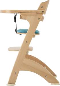 <span class=keywords><strong>Chaise</strong></span> haute réglable en bois de hêtre avec plateau amovible pour l'alimentation des bébés - Product Image 4