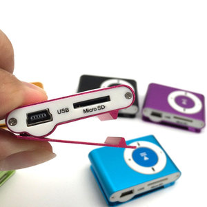 Mini MP3 Máy Nghe Nhạc Phương Tiện Truyền Thông Mini Clip Hỗ Trợ TF Thẻ Thiết Kế Thời Trang Xách Tay Mini USB MP3 Máy Nghe Nhạc Walkman Colourful - Product Image 3