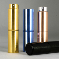 Abonnez-vous au flacon de parfum carré en aluminium rechargeable de 8ml avec boîte