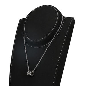 Présentoir à bijoux en microfibre noir de luxe Jinsky présentoir pour accessoires de bijouterie - Product Image 5