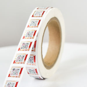 無料のソフトウェアシステムを備えた特許彫刻構造3D粘着ラベルカスタムセキュリティ改ざん明らかなQrコードステッカー - Product Image 5
