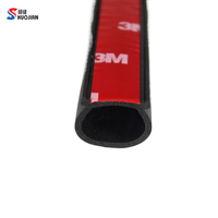 Bande d'étanchéité en caoutchouc pour porte de voiture auto-adhésive Bande de protection des bords en mousse de type D