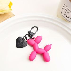 Wholesale Fashion Cute Laser Balloon <b>Dog</b> Shaped Jewellery Wholesale 11 Candy Colors Balloon <b>Dog</b> Keychain for Bags - Product Image 6