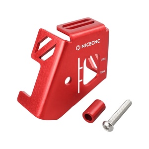 NICECNC Protection de réservoir de frein arrière de <span class=keywords><strong>moto</strong></span> pour Honda XR650L XR 650L 1993-2024 2022 Couvercle de protection Décoration Aluminium Garde - Product Image 1