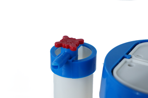 Composant de valve de chasse d'eau double pour réservoir de toilettes robuste avec flotteur facilement réglable et plastique renforcé pour une utilisation longue durée - Product Image 3