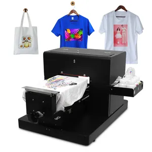 6 Kleuren Flatbed Printer Cool T-shirt Printer T-shirt Ontwerp Maker Creëren Uw Eigen T-shirt