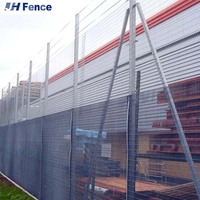 Garde-corps Maison Porte Grill Design Clear View Mur Clôture pour Aéroport Usine Personnalisé anti-montée 358 clôture de sécurité
