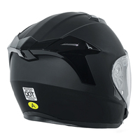 Casque de moto certifié DOT pour moto, VTT, motoneige, motocross, casque ouvert avec double visière