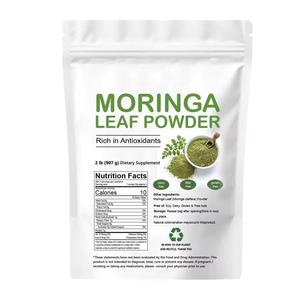 2LB Polvo de Hoja de Moringa Orgánica Antioxidante para Adultos 907g Sin Gluten Vegano Rico en Antioxidantes Extracto de Hoja de Moringa - Product Image 5
