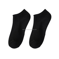 Chaussettes basses unisexes confortables de haute qualité pour hommes, idéales pour les affaires, couleur personnalisable noir et blanc