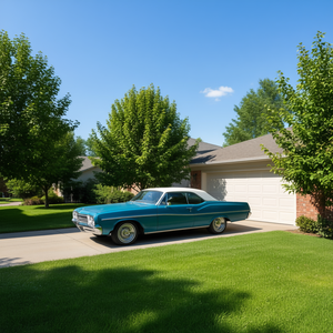 T-shirt classique à manches longues pour grand-père, design pour les amateurs de voitures anciennes - Product Image 3