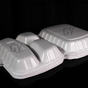 Contenedores de espuma para llevar Cajas de espuma de un solo uso Contenedores de comida Bandejas de espuma desechables Cajas de comida de espuma Cajas de almuerzo Caja de comida rápida - Product Image 1