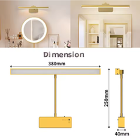 Lampu Dinding Nirkabel Hitam Baru dengan Pengisian Daya Nirkabel, Lampu Gambar LED Hitam yang Dapat Disesuaikan dengan Remote Control, Pengatur Waktu, Dapat Diredupkan, 3 Warna Cahaya