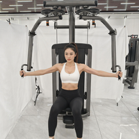Nouvel équipement de sport commercial pour salle de sport : Machine à pédales pour exercices de pectoraux assis et de deltoïdes dorsaux