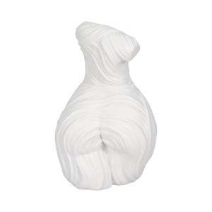 Scultura Decorativa in Poliresina a Forma di Torso Scanalato per Casa, Ufficio, Soggiorno, Bagno, Tavolino da Caffè - Product Image 4