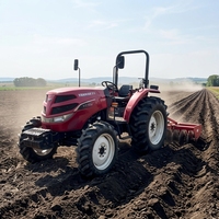 Tracteur agricole d'occasion Shuangjia Wheel Tractor Yanmar YT704 70 CV, moteur diesel 4 cylindres, boîte de vitesses PTO 540/1000 tr/min, 4x4.