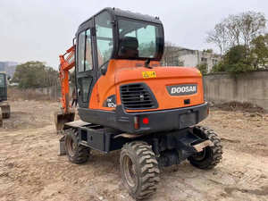 Excavadora de Ruedas Usada de 6 Toneladas de Buena Calidad/Mini Excavadora de Ruedas Doosan Dx60w Eco Dx60w-9c de Corea del Sur - Product Image 2