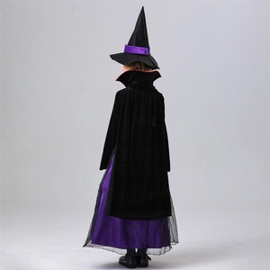 Disfraz de Bruja Morada para Niñas de 8 a 13 Años, Conjunto de Vestido y Sombrero para Halloween, Primavera 2025 - Product Image 3