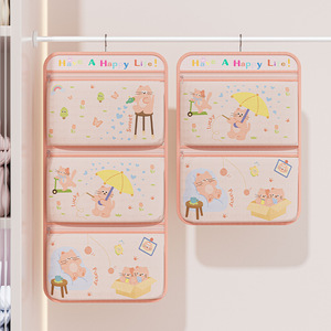 <b>Hanging</b> Mesh Storage Bag Multilayer Organizers <b>For</b> Wardrobe Closet Door Wall Mounted With <b>Hook</b> Type Installation - Product Image 2