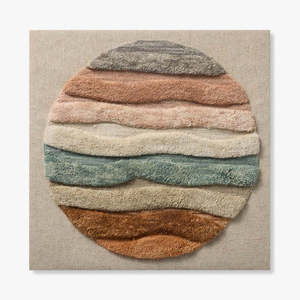 Fait à la main moderne bohème 3D Textile Crochet tenture murale <span class=keywords><strong>de</strong></span> luxe laine et Jute pour la décoration intérieure chambre moderne Art déco - Product Image 1