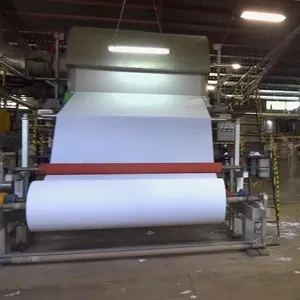 Turnkey Project Wheat Straw Pulp Toilet Tissue Paper Making Line Napkin Paper Machine