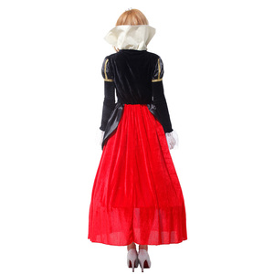 Costume de <span class=keywords><strong>Reine</strong></span> Rouge Alice pour femme, déguisement de <span class=keywords><strong>Reine</strong></span> des Cœurs Malveillante et Coquette pour Halloween, Cosplay de Luxe - Product Image 5