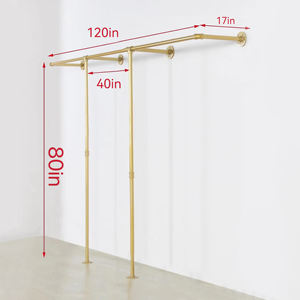 מתלה ביגוד צינור באיכות גבוהה עבור מתלה בגדים לסלון חדר אמבטיה - Product Image 2