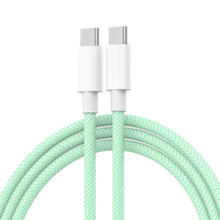 Câble de charge rapide Type-C à Type-C 60W 3A compatible avec l'imprimante Android I P 15 Prix d'usine disponible 1m 2m Longueurs personnalisées