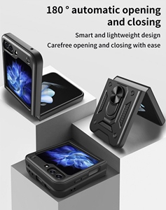 Pour samsung Fold flip couverture magnétique coques de téléphone dur antichoc kicksand anneau pour samsung galaxy z fold 6 5 4 3 5G Flip 6 5 4 3 - Product Image 5