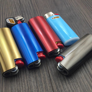 Funda Protectora de Metal para Encendedor, Personalizada de Fábrica, de Alta Calidad, Color Dorado, para Encendedor <span class=keywords><strong>BIC</strong></span> Mini J5 - Product Image 5