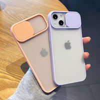 Étui de protection antichoc 2-en-1 en TPU et PC de luxe pour téléphone portable avec protection d'objectif, compatible 14/13/12/11 Pro Max/XR/XS/7/8 Plus/SE 3 - Transparent Mat Street