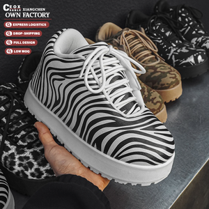 Tùy Chỉnh Thương Hiệu Giày Nam Và Nữ Độc Quyền Chất Lượng Tốt Nhất Chống Trượt Tùy Chỉnh Da Chính Hãng Chiều Cao Tăng Thời Trang Bánh Mì Giày - Product Image 1