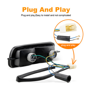 Luces LED DRL laterales para lámpara antiniebla de coche, Circulación Diurna blanca con señal de giro ámbar para <span class=keywords><strong>Lada</strong></span> Niva <span class=keywords><strong>4X4</strong></span> <span class=keywords><strong>URBAN</strong></span> 1995 + - Product Image 4