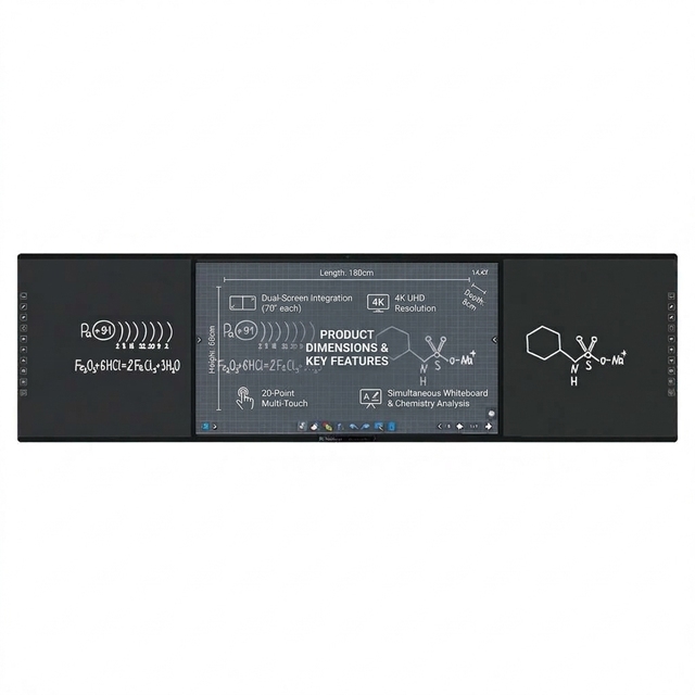 EIBOARD LED Recordable Blackboard OPS Interactive Touch Screen Flat Panel Android 120 130 Smart Board for School