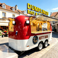 Camion de restauration mobile de rue, camion de crêpes et desserts, camion de café à vendre aux États-Unis, remorque alimentaire en fibre de verre homologuée pour la route