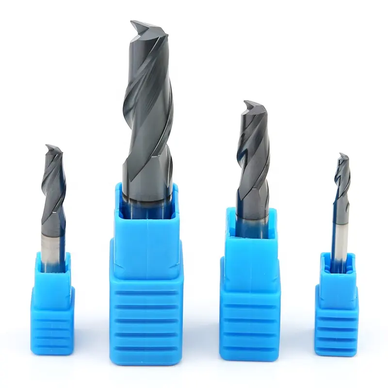 Cad cam lathe sharpening compression tungsten carbide end milling cutter cnc tools bit for cnc router