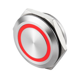 19 مللي متر 10A الإغلاق on OFF SPST 1NO حلقة Led الطاقة شعار مضيا زر مزلاج التبديل 12V 4 دبوس الأحمر الأصفر الأخضر الأزرق الأبيض - Product Image 1