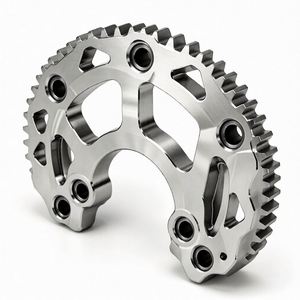 บริการงานกลึง CNC ชิ้นส่วนเฟืองเหล็กกล้าไร้สนิม โลหะผสมเหล็ก ทองแดง ทองเหลือง ความแม่นยำสูง ผลิตตามแบบ OEM สำหรับงานประกอบเฟือง - Product Image 3