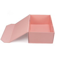 1 pièce MOQ, boîte cadeau de luxe brillante avec couvercle magnétique, pliable, gain de place, faible coût d'expédition