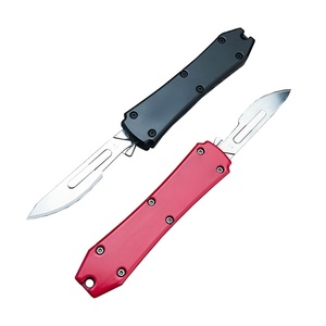 Mini couteau pliant ultra-fin EDC chirurgical pour l'extérieur, la sculpture, le camping, la cuisine, le bricolage, OEM, en acier 440C et alliage de zinc - Product Image 1