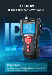 Probador de Cables de Red NOYAFA NF-8601W con 8 Controles Remotos, Rastreador de Cables RJ45 RJ11 BNC, Buscador de Líneas POE - Product Image 4
