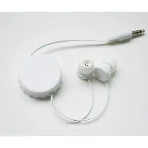 Auriculares retráctiles con tapón para botella, gadgets personalizados - Product Image 1