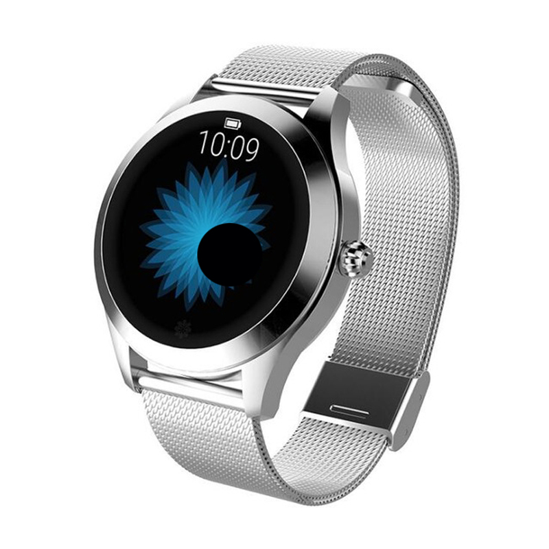 Новый продукт KW10 IP68 Водонепроницаемые женские Смарт-часы Сенсорный экран монитор артериального давления мониторинг здоровья спортивные Смарт-часы