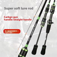 Canne à pêche spinning et baitcasting haute performance en carbone, ultra-légère, 1,5M, 1,68M, 1,8M, 2,1M – Plusieurs longueurs disponibles – Canne sensible pour leurres