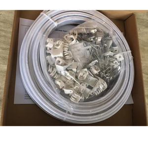 10m <strong>Corner</strong> Bath Shower Bendable Side Mounted Plastic PVC <strong>Curtain</strong> <strong>Rail</strong> for Bath - Product Image 6