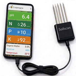 เซ็นเซอร์วัดธาตุอาหารในดิน Soilscan Smart พร้อมวัดค่า pH NPK ความชื้น อุณหภูมิ ใช้งานร่วมกับแอป Cropengine - Product Image 1