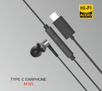 Écouteurs intra-auriculaires filaires J&Y à prix abordable, son parfait, contrôle du volume, interface Type-C, ajustement personnalisé, en ABS+TPE, 1,2 m