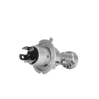 Ampoule de phare LED H4, faisceau haut et bas, 50W, double ventilateur, remplacement halogène 1:1, Plug and Play, ampoule de phare de voiture 6500K