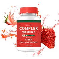 OEM/ODM Vitamin C Complex Gummies Multi Fiber Energi Seluler Meningkatkan Fokus untuk Anak-Anak Alami Tinggi Protein Efek Cepat 60
