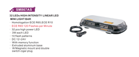 Barre lumineuse magnétique universelle de haute qualité 12-24V, mini, 32 LED haute puissance, E9 E-Mark IP66, balise d'avertissement ambre pour véhicule